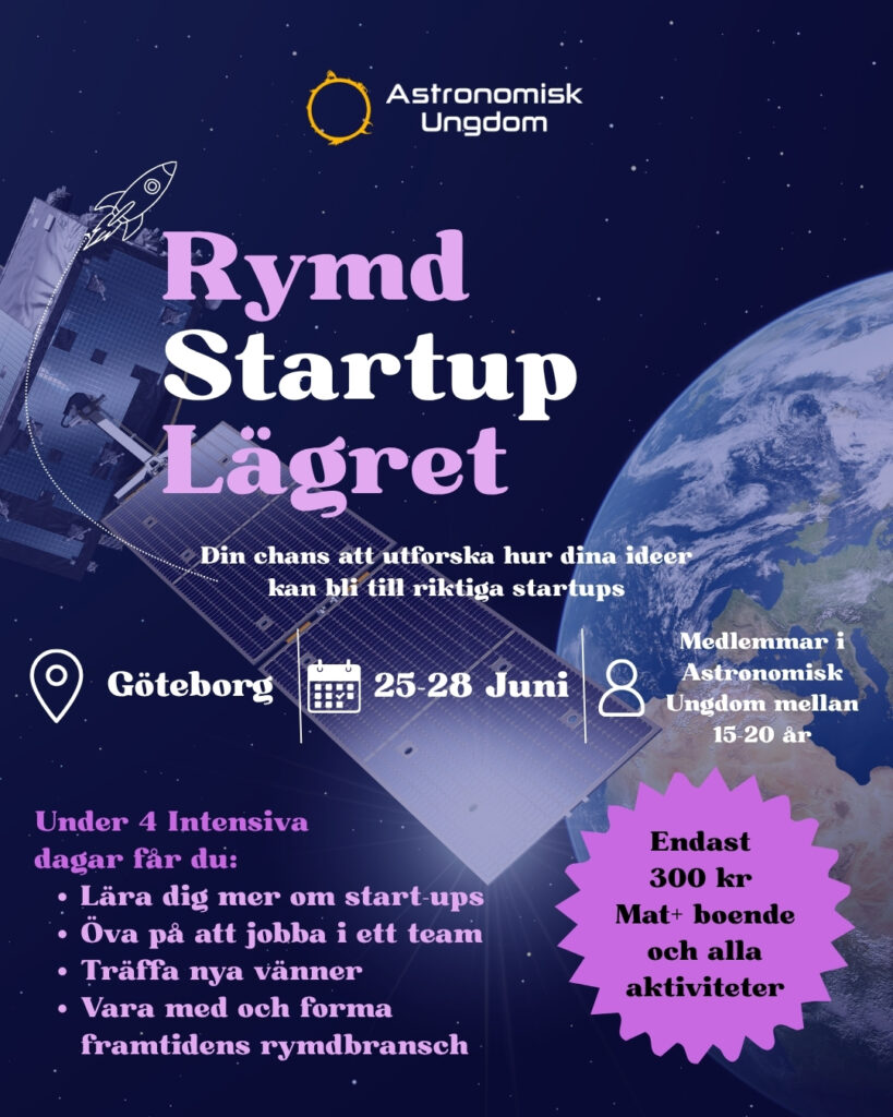 Rymdstartuplägret 2026 Instagram